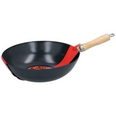 Oceľová panvica Wok s nepriľnavým povrchom 30 cm