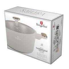 Kastrol s titanovým povrchem a poklicí 28 cm Sahara Nordic Collection