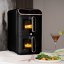 Frigider digital cu aer cald dublu 5,5+5,5 L Black Rose Collection