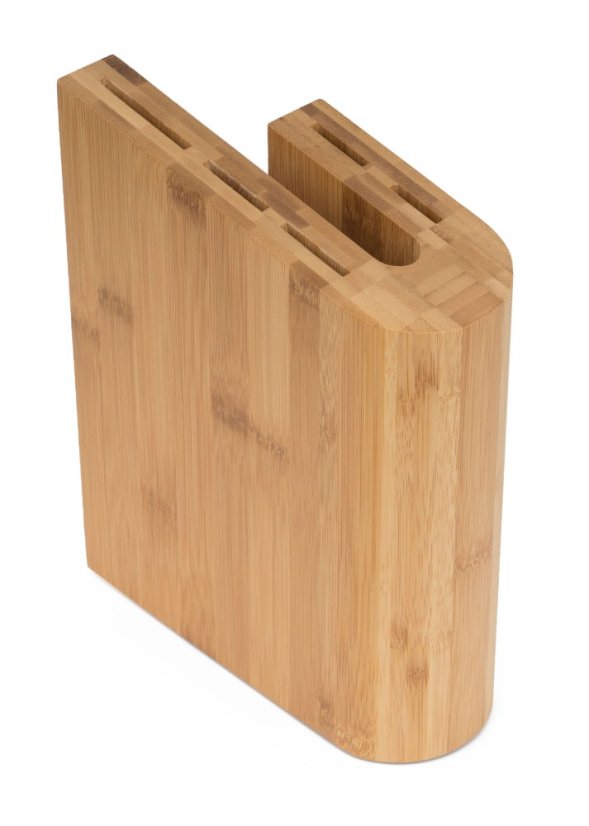Bloc pentru cuțite G21 Gourmet, bambus pentru 5 cuțite