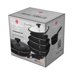 Sada nádobí s titanovým povrchem 9 ks Matte Black Collection Sada nádobí s titanovým povrchem 9 ks Matte Black Collection