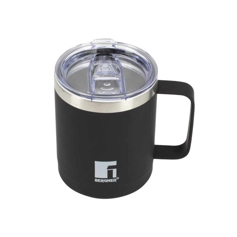 Cana termo 350 ml otel inoxidabil negru