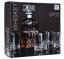 Whiskey set karafa + sklenice sada 5 ks křišťálové sklo, 0,9L