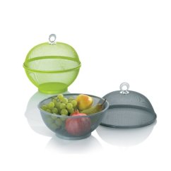 Coș cu fructe cu capac COMO 26,5 cm, gri Coș cu fructe cu capac COMO 26,5 cm, gri