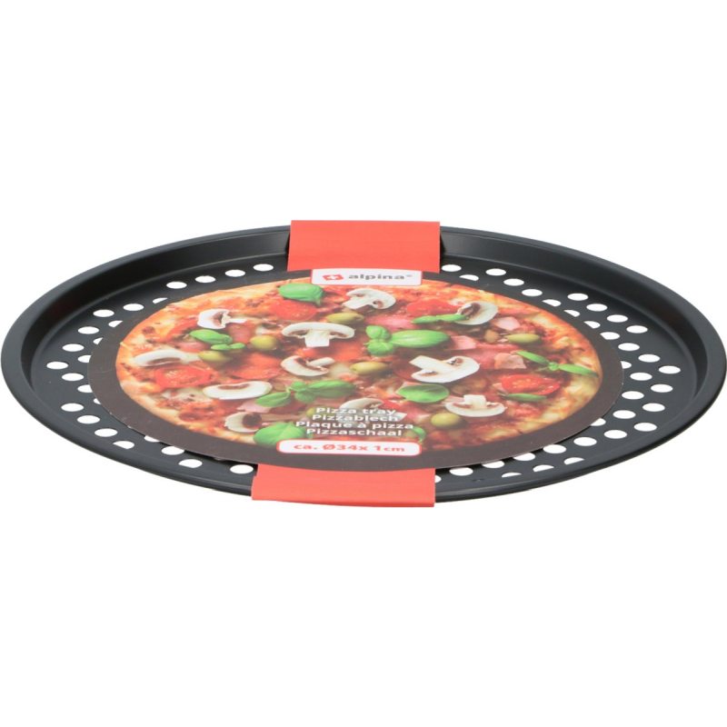 Bandeja de horno para pizza con superficie antiadherente 33 cm