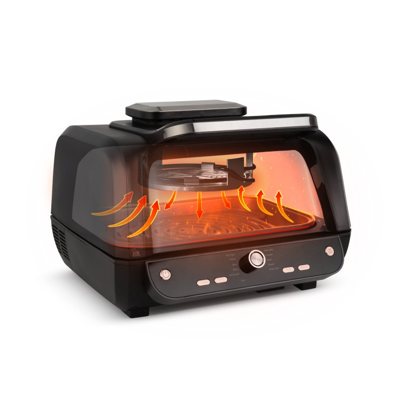 Horkovzdušná multifunkční trouba 12 v 1 Black Rose Collection