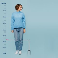 WC souprava Sana Keramik mrazově modrá 45 cm 10 cmO