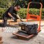 Carucior cu platforma pliabila 80 kg BLACK&amp;DECKER
