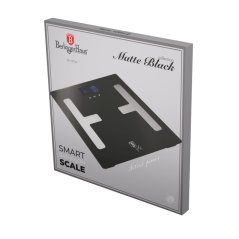 Osobní váha s měřením tuku, svalů a vody 180 kg Matte Black Collection