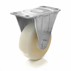 Roata din nylon alb 100 mm / 150 kg