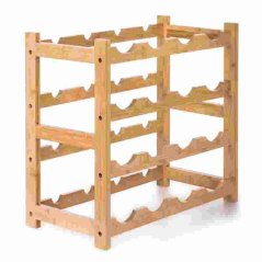 Suport de vin G21 pentru 16 sticle, bambus