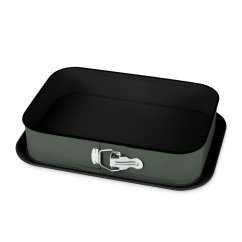 Forma na tortu hranatá s titánovým povrchom 39x27 cm Matt Green Collection