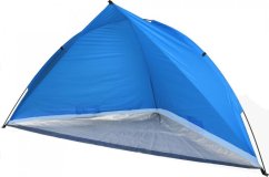 Plážový stan s UV50+ ochranou 260 x 110 x 110 cm modrá