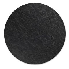 Kalea servetel din plastic 38 cm imitatie piele neagra