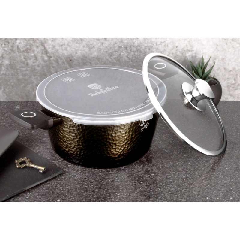Kastrol s titanovým povrchem 24 cm Primal Gloss Collection 2 poklice