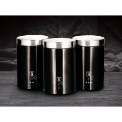 Dóza na potraviny sada 3 ks Royal Black Collection