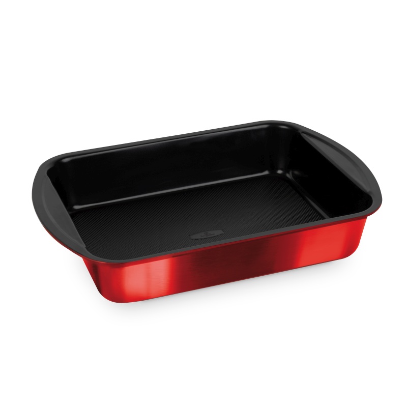 Bandeja de horno con superficie de titanio 40x28,5 cm Burgundy Metallic Line