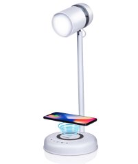 Stolní lampa LED s bezdrátovou nabíječkou na mobil 3v1