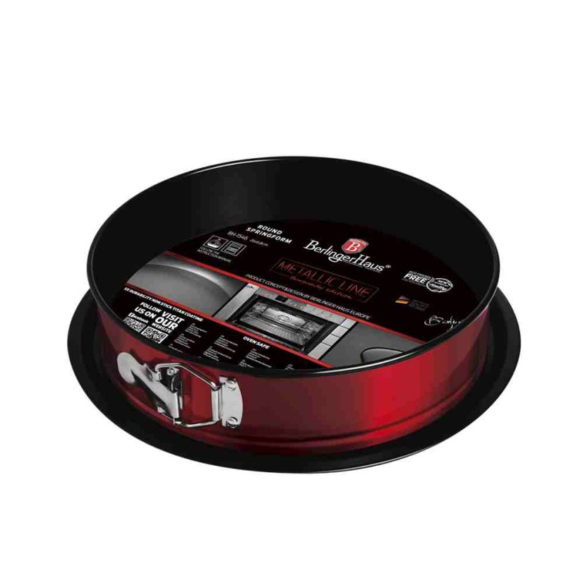 Forma na dort s nepřilnavým povrchem 2v1 Burgundy Metallic Line 