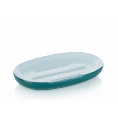 ISABELLA sapunera ceramica albastru-verde