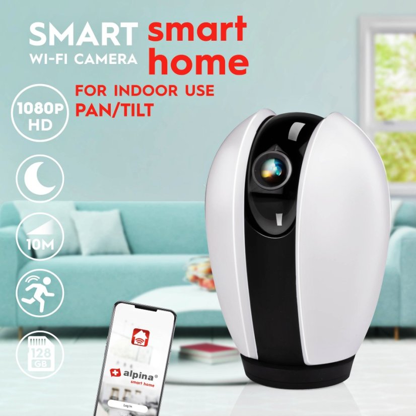 Chytrá IP kamera WiFi HD 1080p