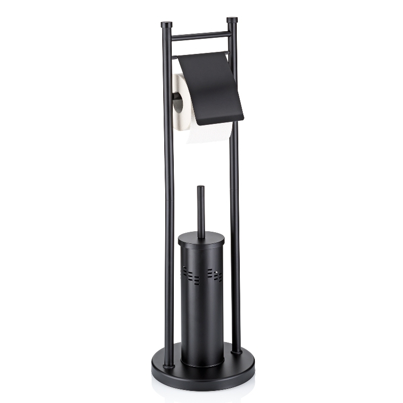 WC sada Swing, černá 22x77,5 cm