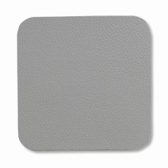 Coaster KIMARA set de 4 piele din piele gri
