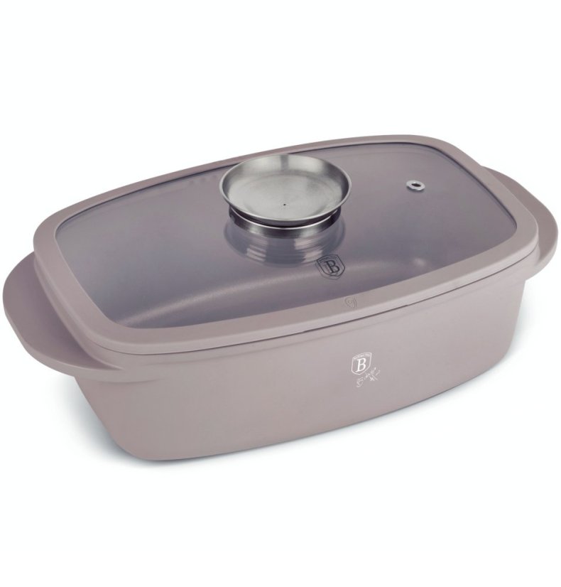 Bandeja de horno con tapa Aroma 6 l Colección Taupe