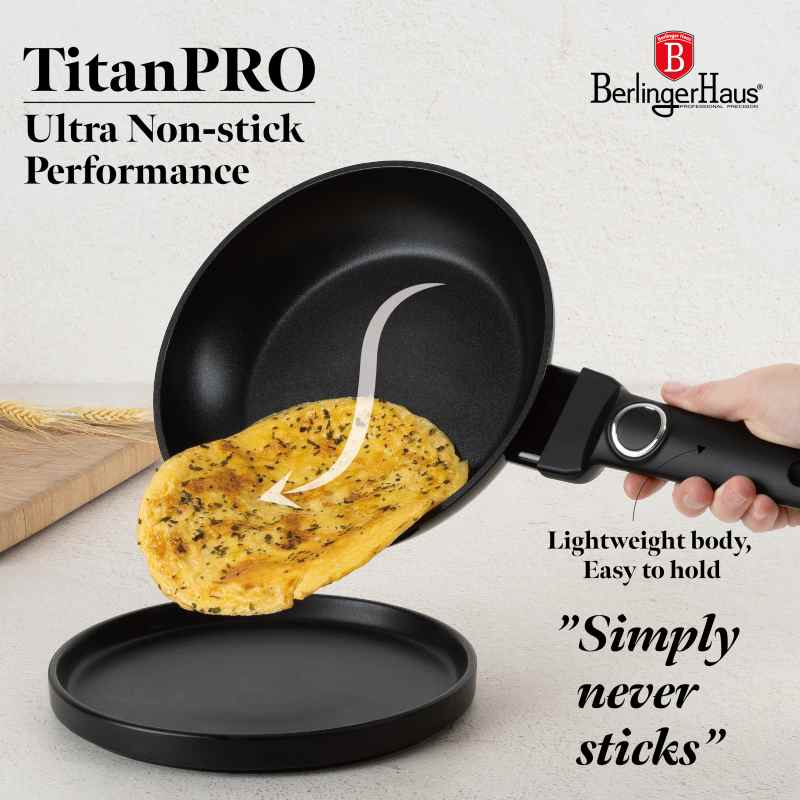 Sada nádobí s titanovým povrchem 10 ks Black Vantage Collection