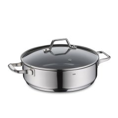 Servírovacia panvica s vekom Lucca z nehrdzavejúcej ocele 28x8,5 cm 4l