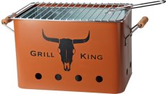 Gratar portabil cu carbuni GRILL KING 43 x 20 cm caramida Gratar portabil cu carbuni GRILL KING 43 x 20 cm caramida