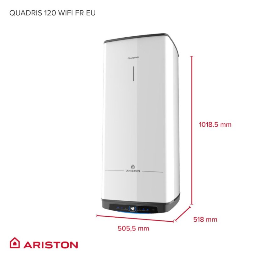 Boiler electric mare 120 l vertical QUADRIS 120