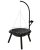 Gratar cu carbune trepied suspendat 55 x 100 cm