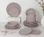 Jídelní sada talířů 18 ks Taupe Collection