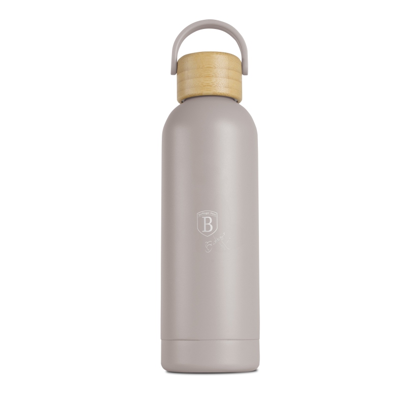 Termoska nerez s bambusovým víčkem 05 l Taupe Collection