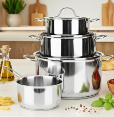 Set de inox EXCELLENT 7 buc