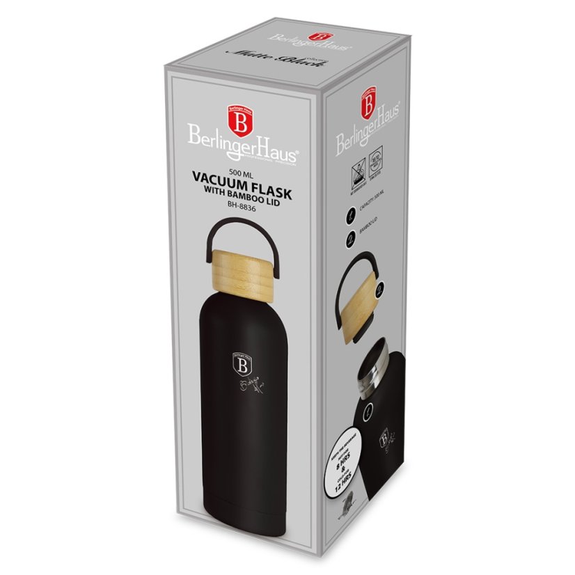 Termoska nerez 0,5 l Matte Black Collection