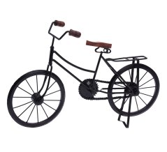 Dekorace stojící BICYKL 47 cm černá