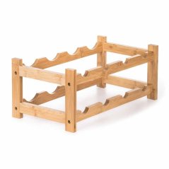 Raft pentru vin G21 pentru 8 sticle, bambus