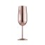 Sada sklenic 2 ks 260 ml na šampaňské Rosegold
