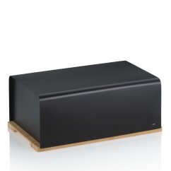 Chlebník Kiril kovový čierny 38,0x23,0x16,0cm