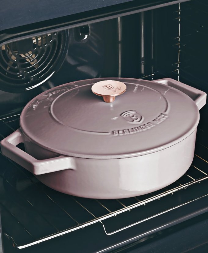 Pekáč litinový s poklicí 26 cm Taupe Collection