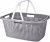 Cos de rufe cu manere 60 x 40 cm gri