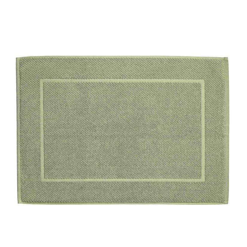Koupelnová předložka Lavinia 100% organická bavlna pistáciově zelená 50x70 cm