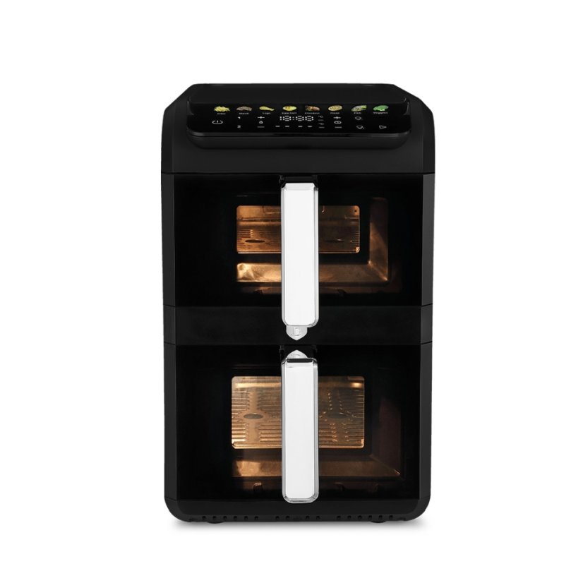 Horkovzdušná fritéza digitální dvojitá 4+6 l Matte Black Collection