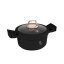 Caserolă cu înveliș și capac din titan 20 cm Colecția Black Rose
