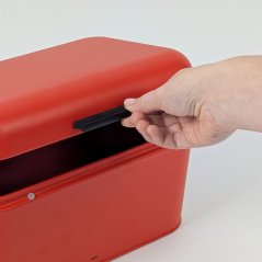 Chlebník Frisca kov, červená 42,5x22,5x17,5 cm
Chlebník Frisca kov, červená 42,5x22,5x17,5 cm