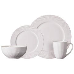 Jídelní sada porcelán 16 ks bílá