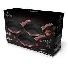 Sada pánví s titanovým povrchem 3 ks I-Rose Collection Sada pánví s titanovým povrchem 3 ks I-Rose Collection
