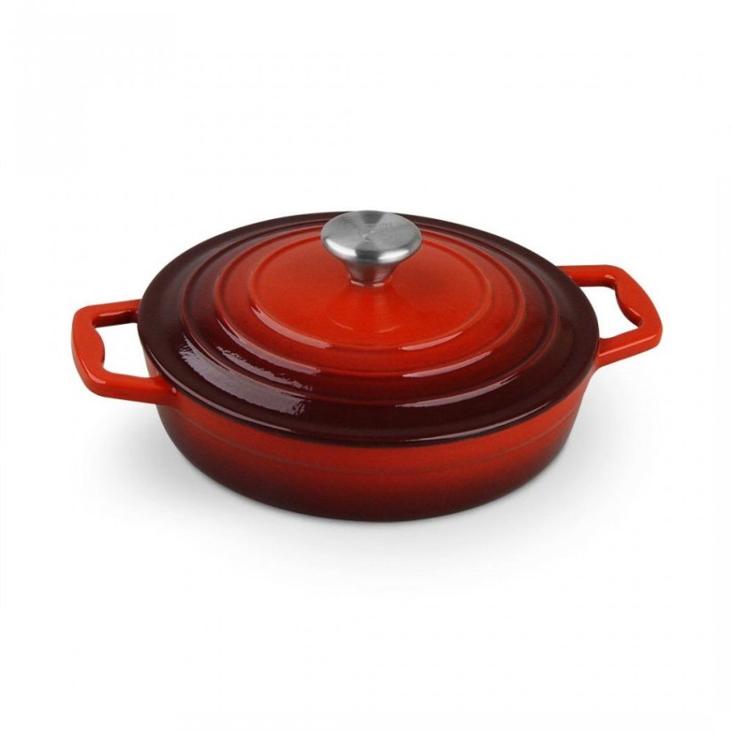 Sada nádobí litinová Xanten 7 ks červená